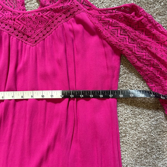 Neiman Marcus Pink Cut Out Shoulders Sundress Size M - Picture 4 of 4